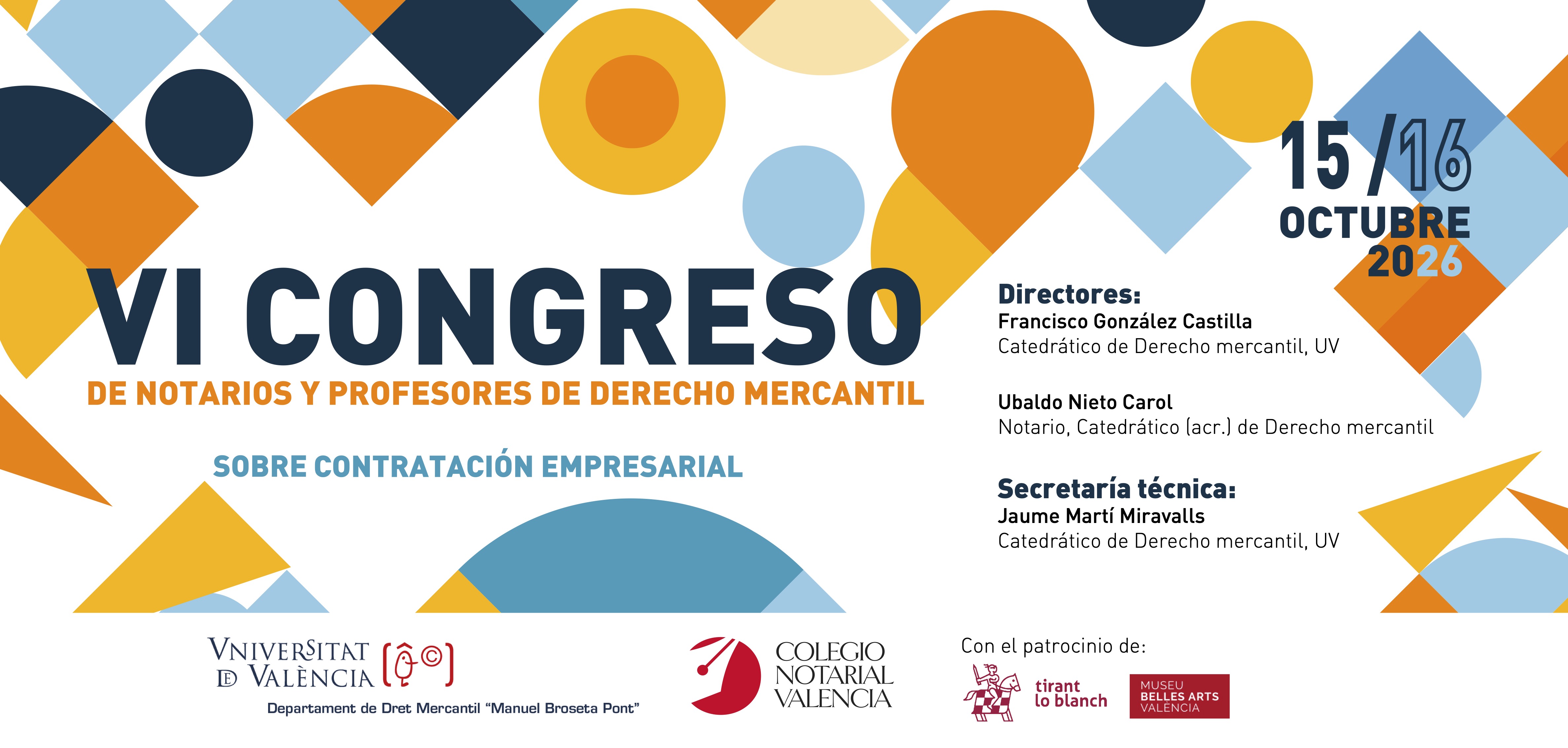 VI Congreso de Notarios y Profesores de Derecho Mercantil.